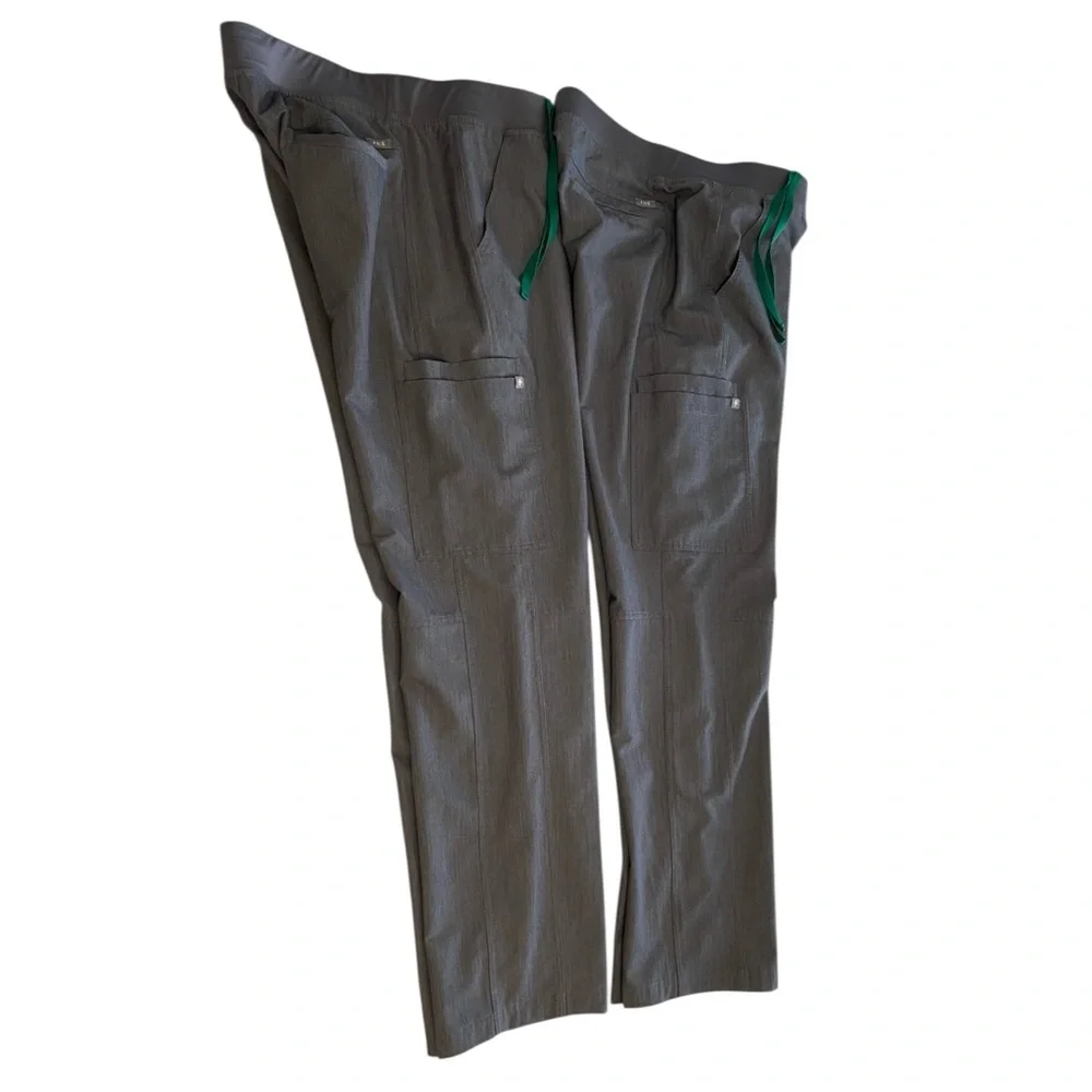 Figs Axim Cargo Scrub Pants Technical Collection Graphite Gray Men's 2 Pair XL